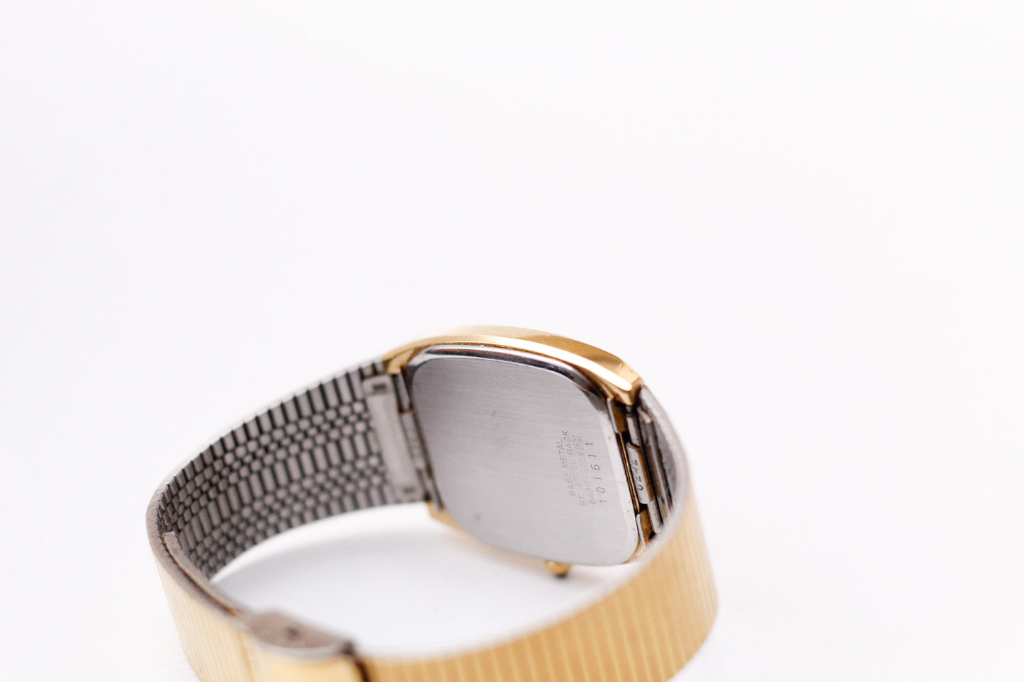 1981 Seiko Quartz Straight Grain Golden Gem Dial Men's Wrist-Watch