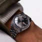 [Serviced] 1968 Seiko 5 Automatic Charcoal Sunburst Dial Men's Wrist-Watch