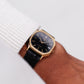 [Near Mint] 1980 Pulsar Quartz 'Octagon' Inky Black Dial Men's Wrist-Watch