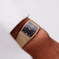 [Near Mint] 1988 Seiko Quartz Baby Galaxy Linear Charcoal Dial Men's Wrist Watch W/Box