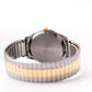 [Mint] Two Tone Seiko Quartz Straight Silver Dial Men's Wrist-Watch W/Box