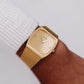 1981 Seiko Quartz Straight Grain Golden Gem Dial Men's Wrist-Watch