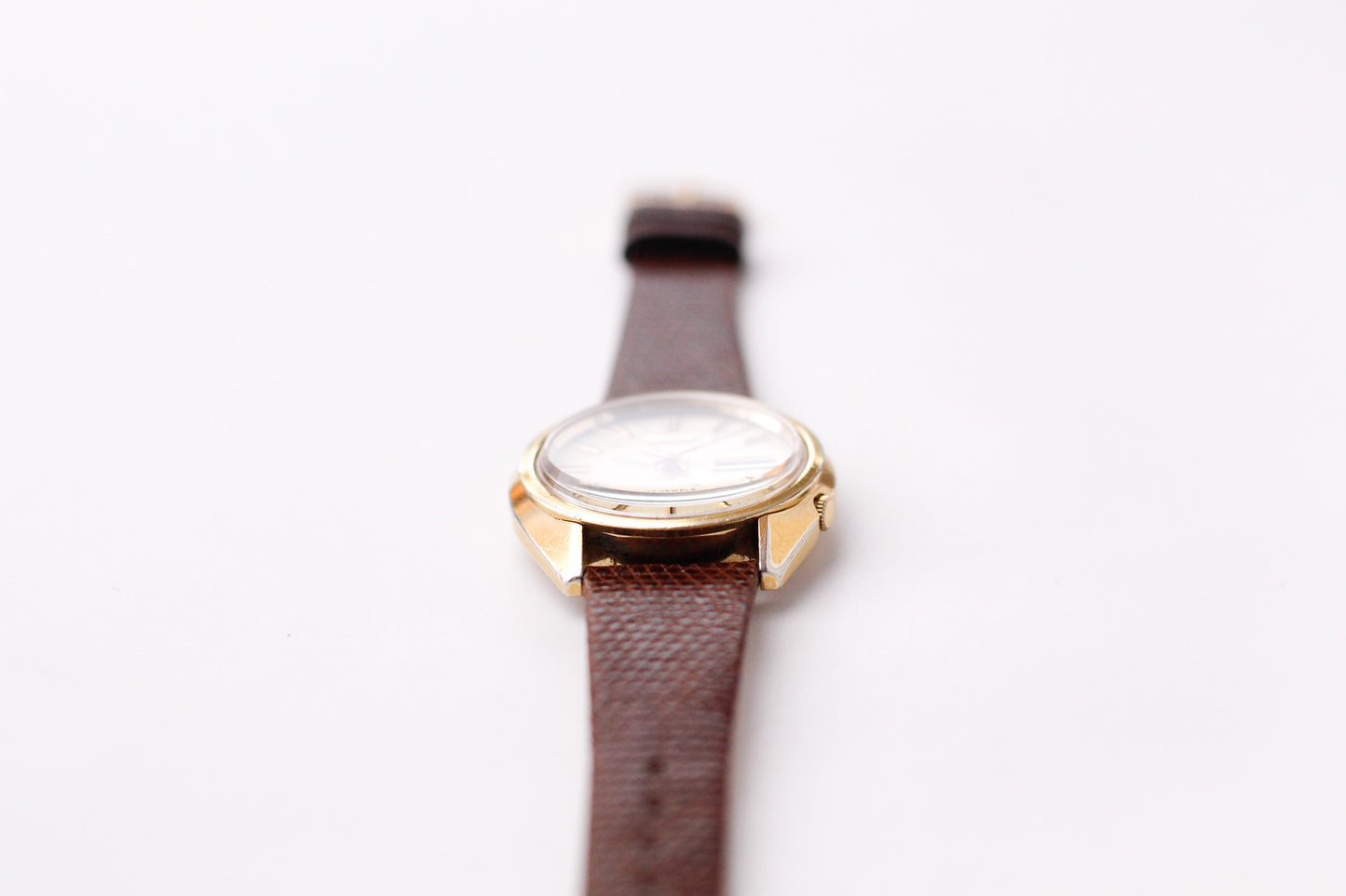 [Serviced] 1979 Seiko Automatic Reliced Golden Linen Dial Men's Wrist-Watch