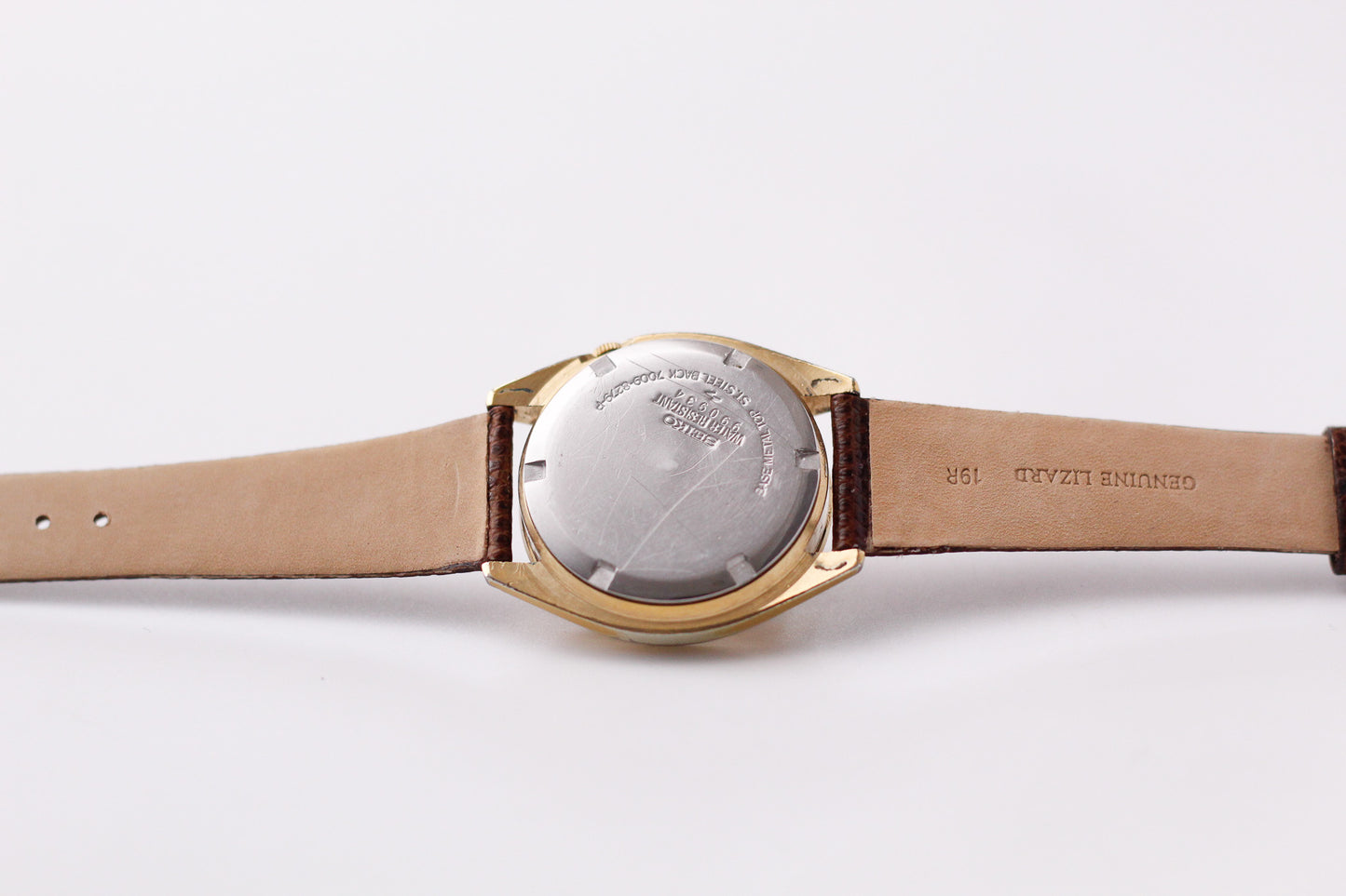 [Serviced] 1979 Seiko Automatic Reliced Golden Linen Dial Men's Wrist-Watch