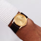 1990 Seiko 'Baby Credor' Golden Sunburst Dial Men's Wrist-Watch