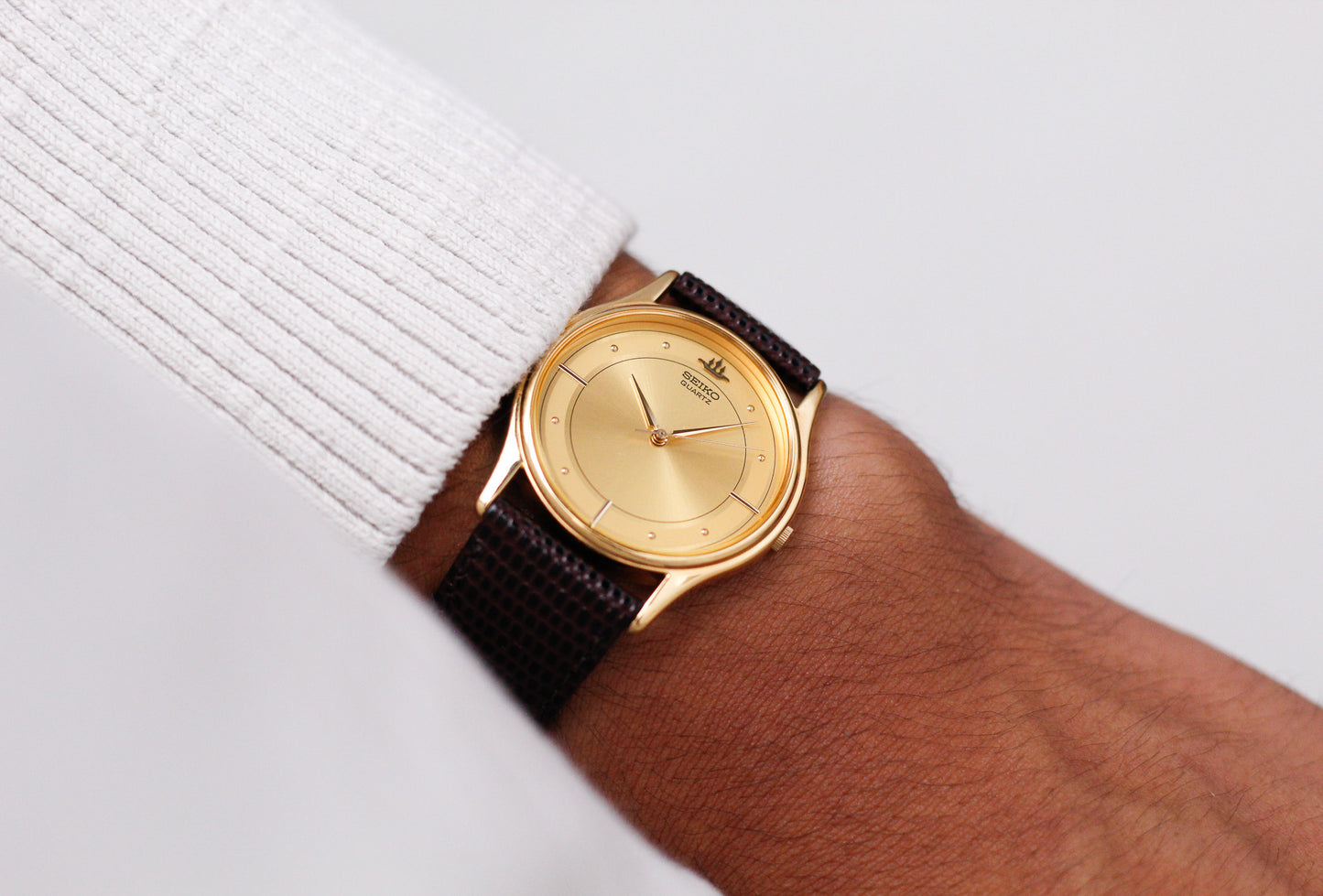1990 Seiko 'Baby Credor' Golden Sunburst Dial Men's Wrist-Watch