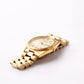 2003 Seiko Quartz Champagne Sunburst Dial Baby -Day-Date Men's Wrist-Watch W/Box & Papers