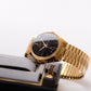 1995 Citizen Quartz Jet Black Dial Men's Wrist-Watch W/Box & Papers