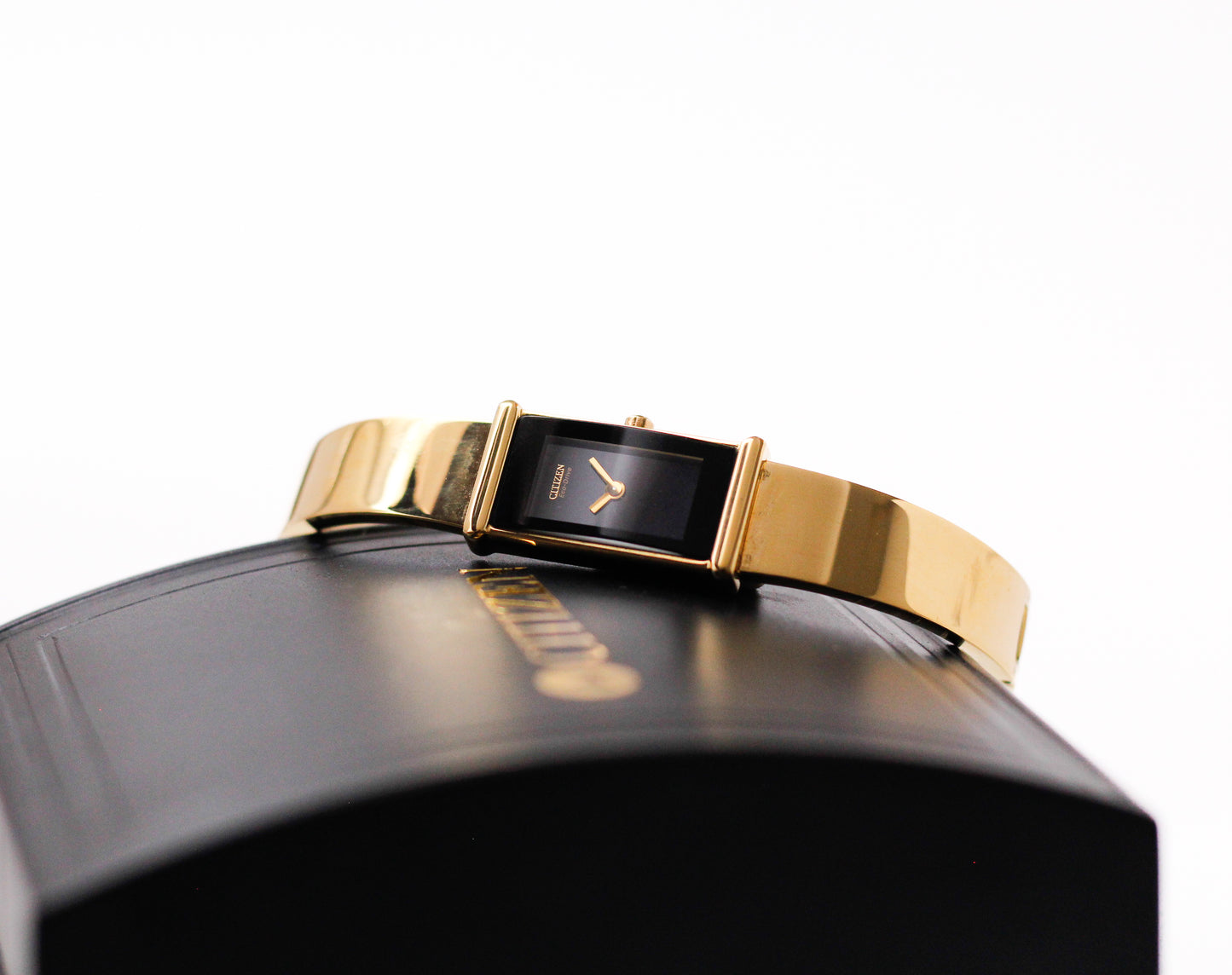2006 Citizen Eco-Drive Inky Black Dial Ladies' Wrist-Watch W/Box
