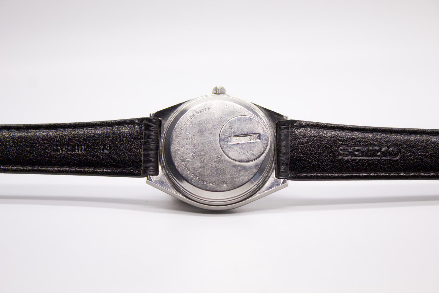 1976 Seiko King Quartz Marine Blue Sunburst Dial Men's Wrist-Watch