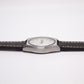 1982 Seiko Type II Quartz Straight Grain Silver Dial Men's Wrist-Watch