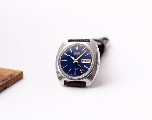 1971 Seiko Automatic Marine Blue Dial Men's Wrist-Watch