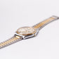 1990s Lorus Quartz Champagne Sunburst Dial Two Tone Case Men's Wrist-Watch