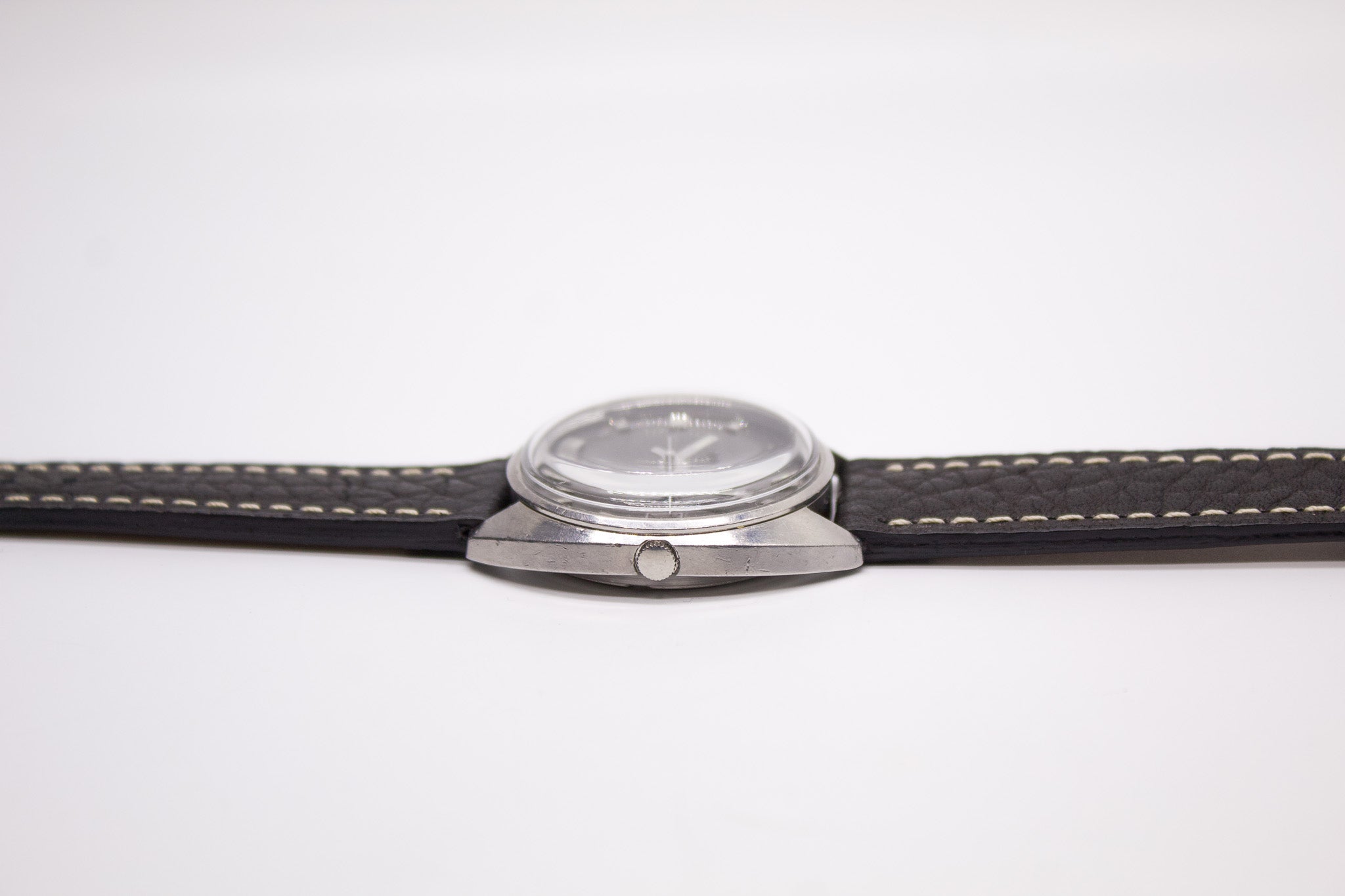 Serviced] 1970 Seiko Automatic Charcoal Cross-Hair Sunburst Dial