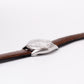 1981 Seiko 5 Automatic 'Baby Oyster Perpetual' Silver Sunburst Dial Men's Wrist-Watch