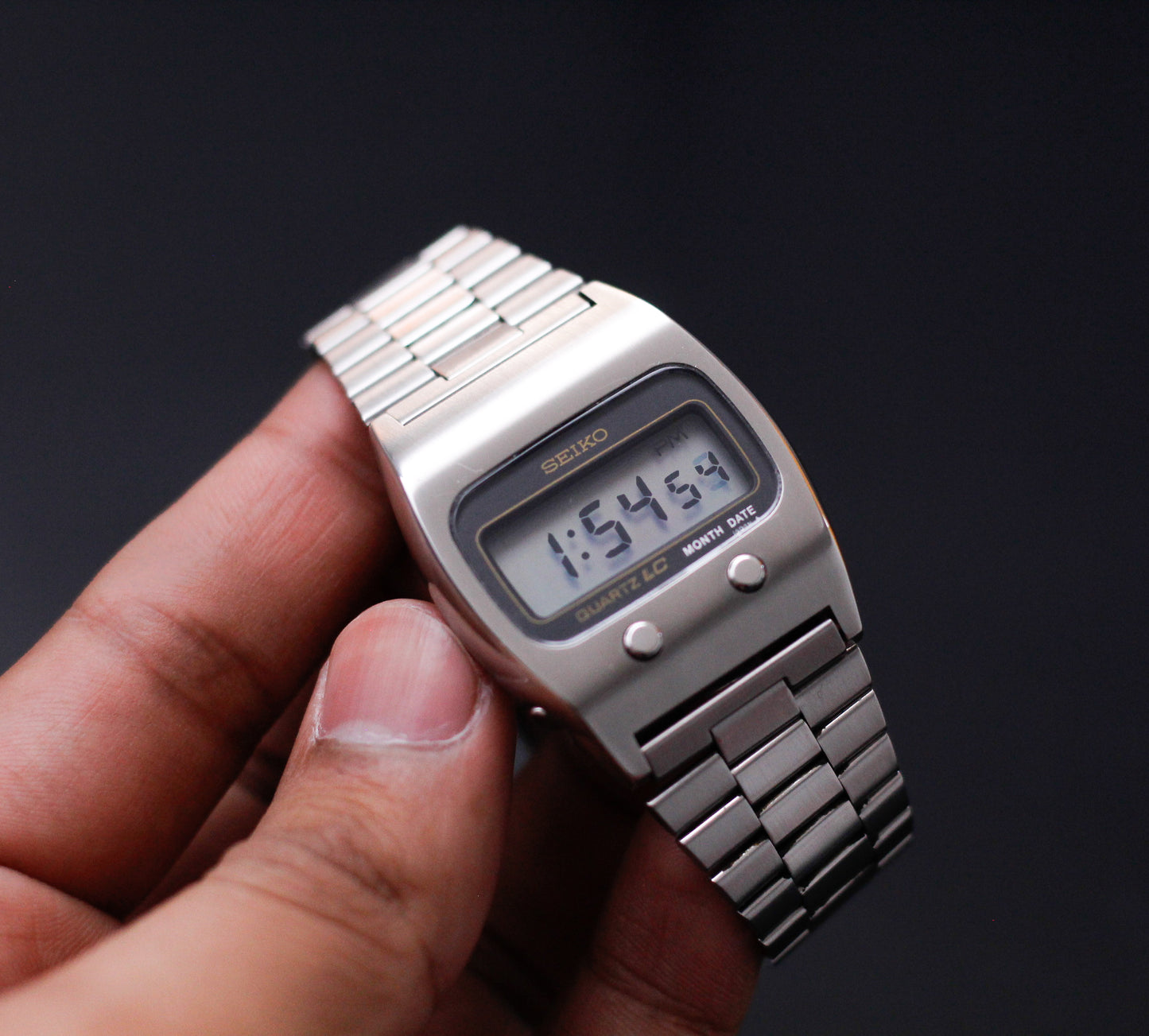 1976 Seiko Quartz LC Month-Date Digital Men's Wrist-Watch