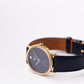 1980 Pulsar Quartz Marine Blue Sunburst Dial Men's Wrist-Watch