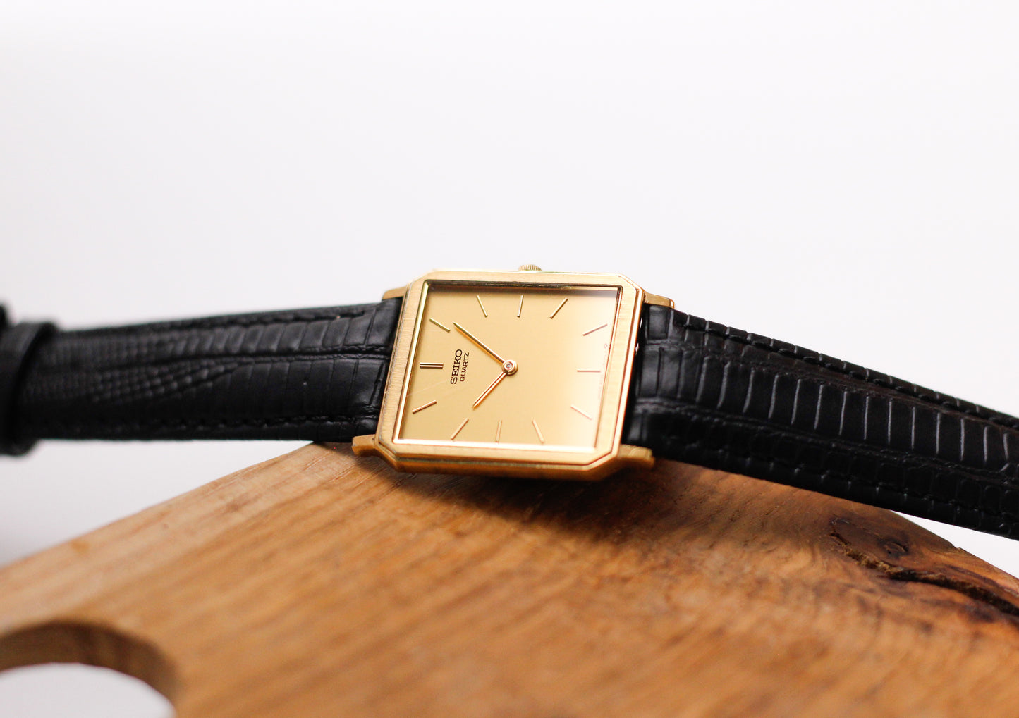 1996 Seiko Quartz Golden Tank Men's Wrist-Watch