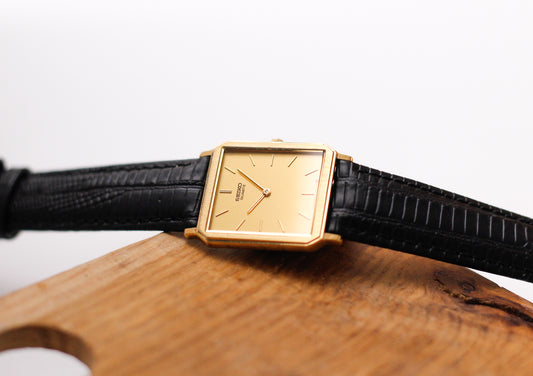 1996 Seiko Quartz Golden Tank Men's Wrist-Watch