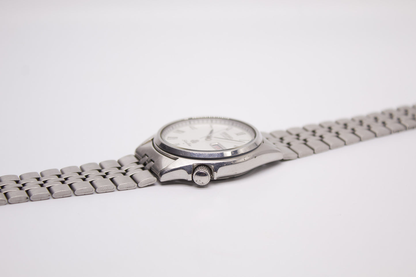 1978 Seiko Silverwave Textured Roman Dial Men's Wrist-Watch