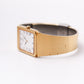 1985 Seiko Quartz White Roman Dial Golden Tank Men's Wrist-Watch W/Box