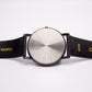 [New Old Stock] 1997 Seiko Quartz Inky Black Dial Men's Wrist-Watch Full-Set