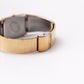 1985 Seiko Quartz White Roman Dial Golden Tank Men's Wrist-Watch W/Box