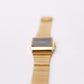 1989 Citizen Quartz I Black Dial Golden Tank Men's Wrist-Watch