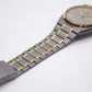 [Near Mint] 1986 Seiko SQ Two Tone Gray Dial Sand Blasted Case Men's Wrist-Watch