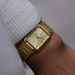 [Mint] 1990s Citizen Gold Toned Tank Men's Wrist-Watch