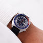 [Serviced] 1970 JDM Seiko Speedtimer Automatic Chronograph Deep Blue Dial Men's Wrist Watch