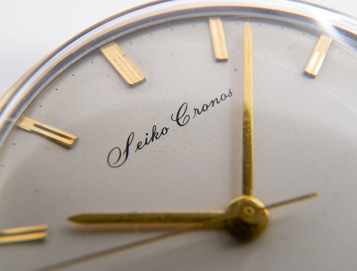 [Serviced] 1960s 14K Filled Seiko Cronos Men's Wrist-Watch