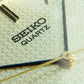 1981 Seiko Quartz Two Tone Champagne Dial Men's Wrist-Watch