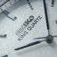 [Serviced] 1981 Seiko King Twin Quartz Snowy Tapestry Dial Men's Wrist-Watch