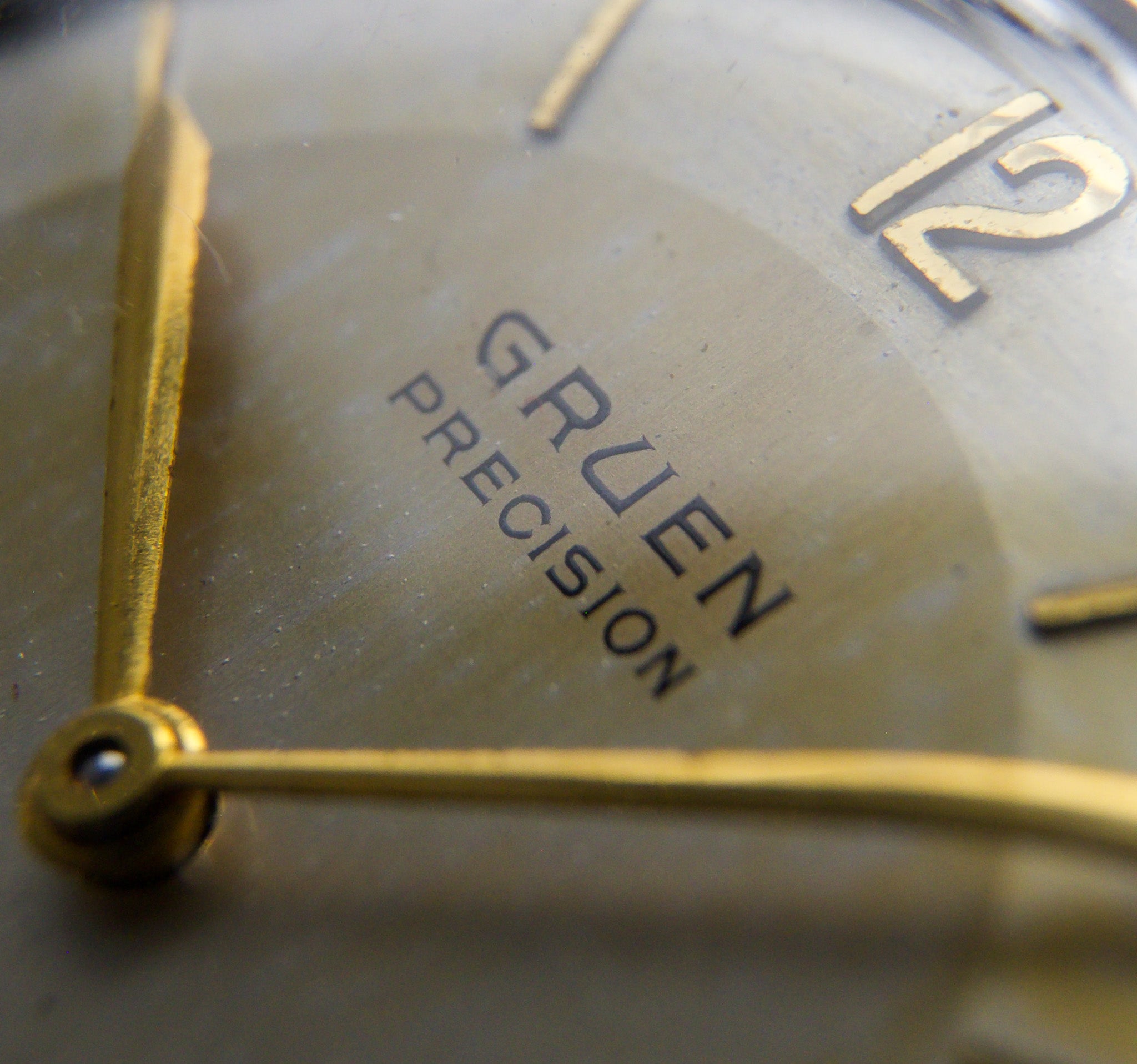 Serviced] 1950s Gruen Precision 10K Rolled Gold Men's Mechanical