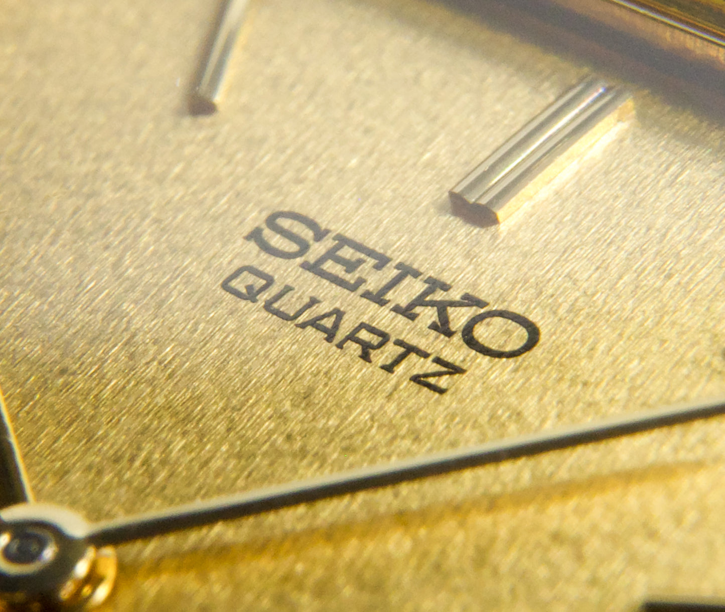 1980 Seiko Tank Golden Washi Dial Men's Wrist-Watch