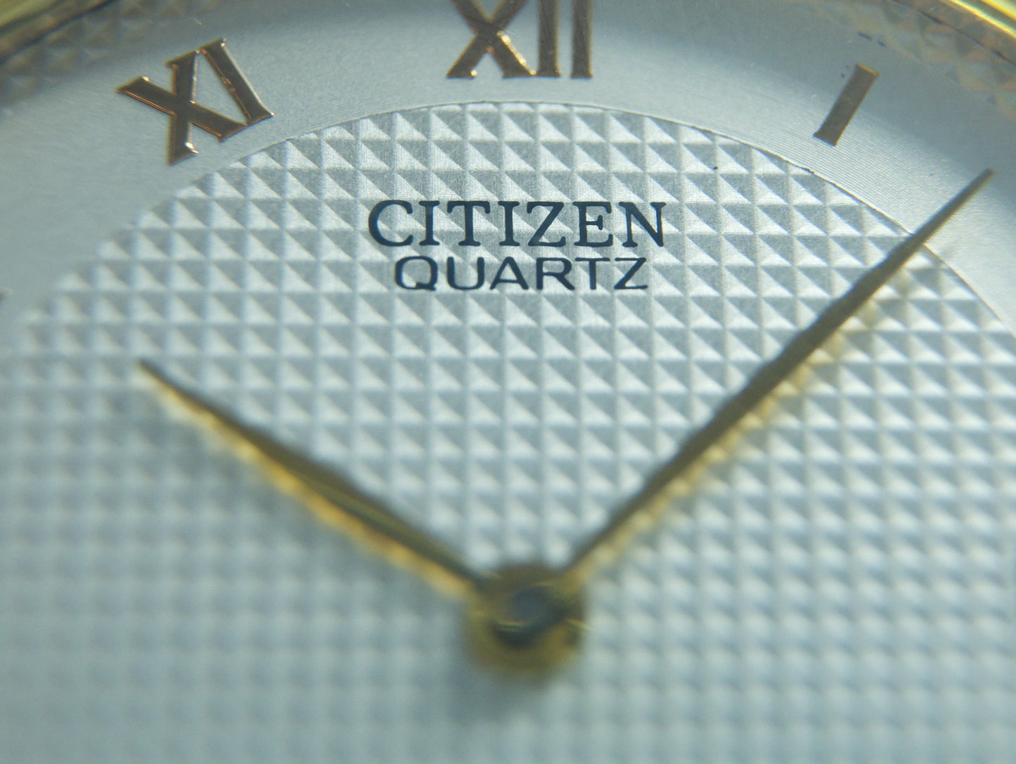 [New Old Stock] 1990s Citizen Guilloché Dial Men's Dress Watch