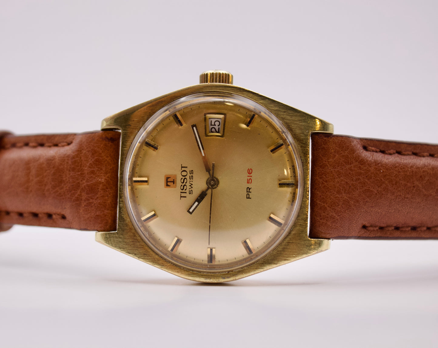 Vintage 1970s Tissot PR516 Mechanical Men's Wrist-Watch