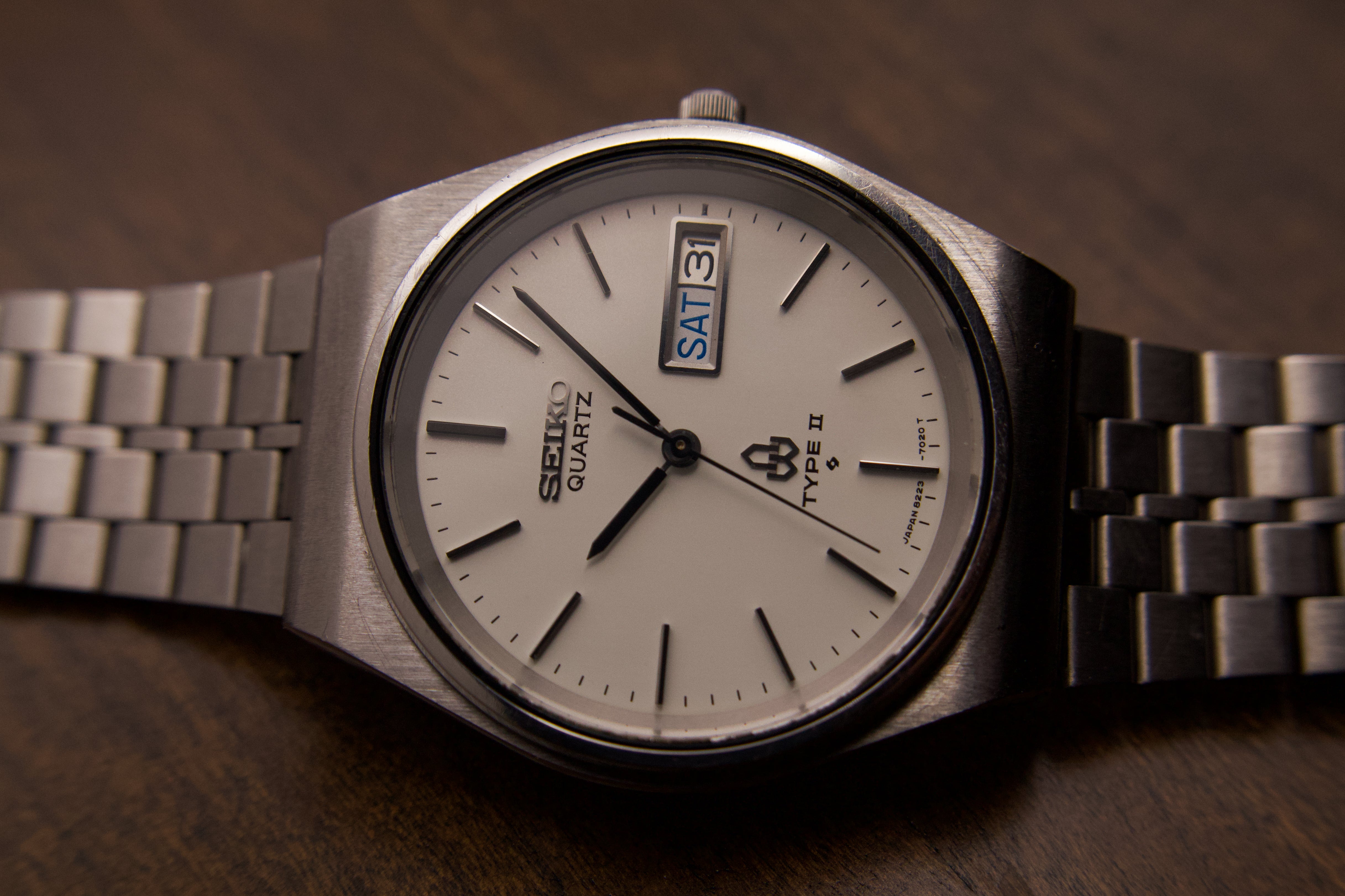 1980s Seiko Type II Quartz Men's Wrist-Watch – Mecalco & Co.