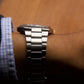 Seiko 5 'Seikonaut' Silver Sunburst Dial Men's Wrist-Watch