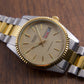1990s Orient Fluted Two Tone Men's Wrist-Watch