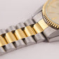 1990s Orient Fluted Two Tone Men's Wrist-Watch