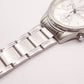 1990s Seiko Chronograph Silver Sunburst Men's Wrist-Watch