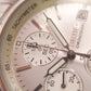 1990s Seiko Chronograph Silver Sunburst Men's Wrist-Watch