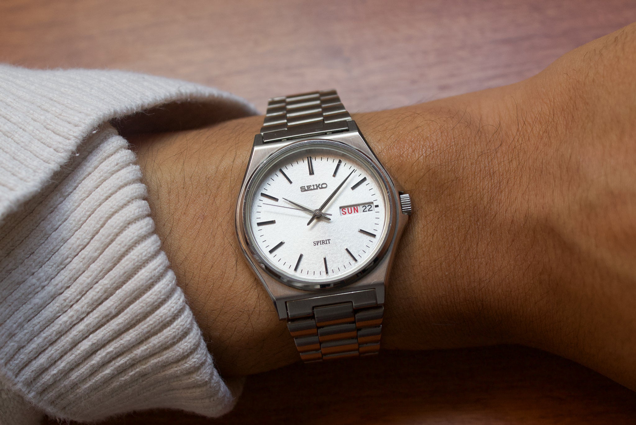 1980s Seiko Spirit Baby Grand Seiko Snowflake Dial Quartz