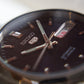 2000s Seiko 5 Navy Blue Ghost Logo Men's Wrist-Watch