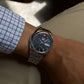 2000s Seiko 5 Navy Blue Ghost Logo Men's Wrist-Watch